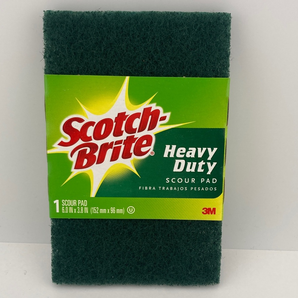 50 Scotch Brite 3M Heavy Duty Green Scour Pad Scrub Multi Use